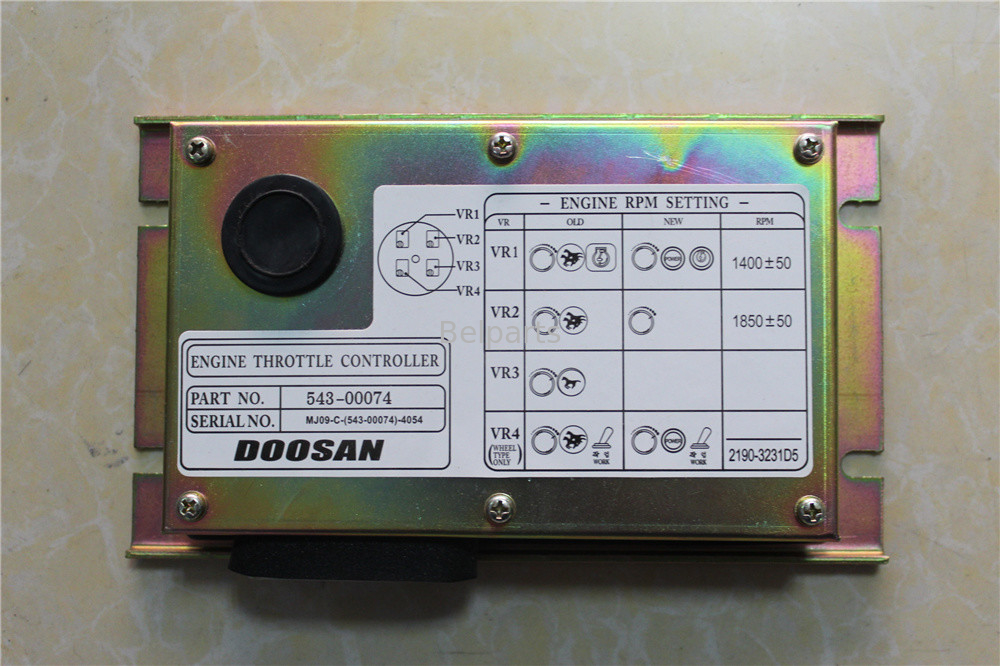 543-00074 panneau d'affichage d'Assy de groupe de Controller DH130 DH220LC-7 SL130 SL500LC-V d'excavatrice