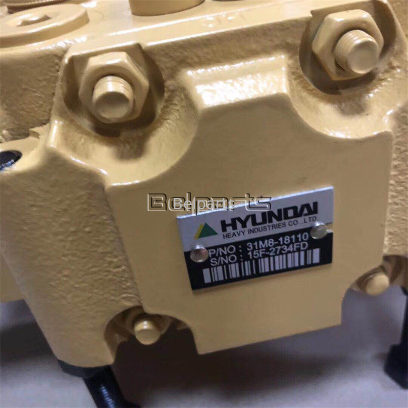 Ventilateur de commande principale de la pelle hydraulique R55-7 R60-7 Pour Hyundai 31M8-19121 31M8-10110 31M8-10120