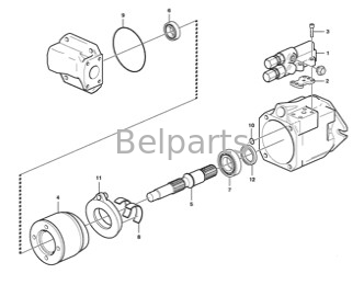 VOE 15043827 Parties de boulonnage soupape de commande électronique A35E A40E EW160D L110G MT2000 SD115 Pour camions à décharge accumulés