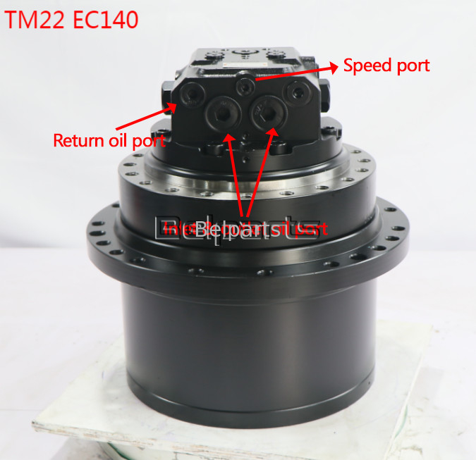 TM22VC GM22VC EC140 Drive final PC135 PC150 DH135 SK130 SK140-8 Pour les pièces de pièces d'excavatrice