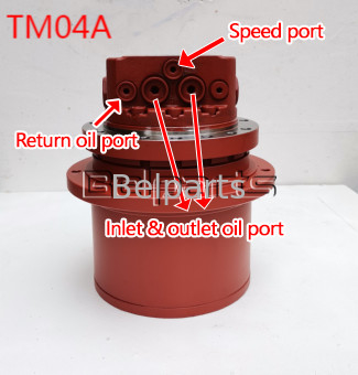 Belparts KYB MAG26VP Yanmar B37 E303.5 IHI 35J Excavateur moteur hydraulique pour TM04A