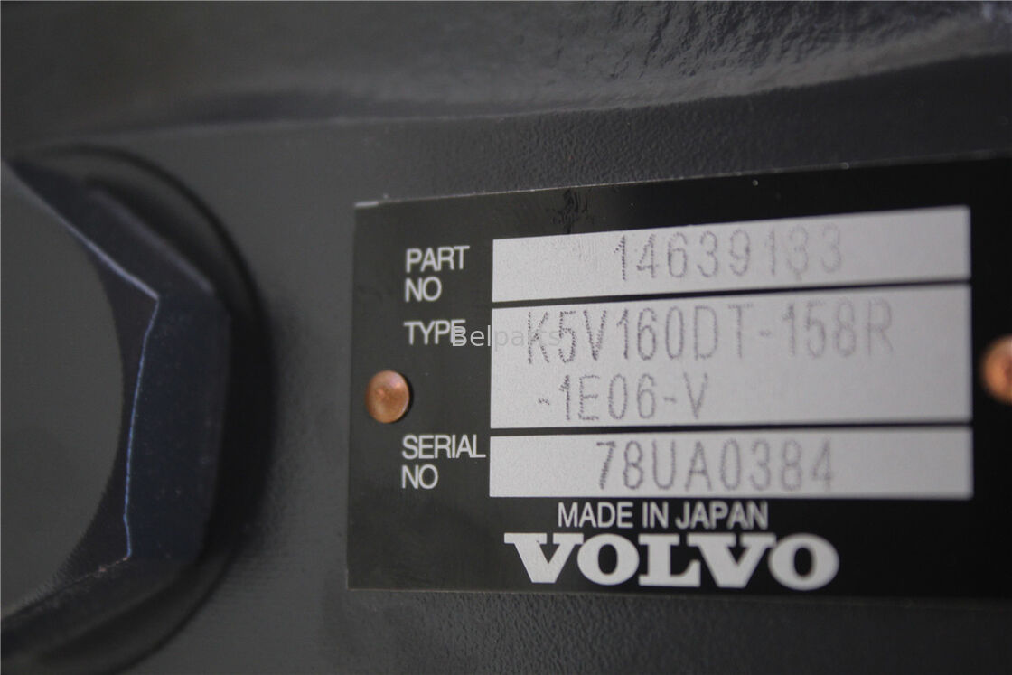 EC300D EC350D EC300DL Pompes hydrauliques pour pièces détachées de pelles VOLVOO 14639133 Pompes à piston principales K5V160DT-158R-1E06-V