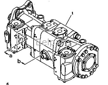 Pompes hydrauliques principales Pour KOMATSU PC1000-1 PC1000LC-1 PC1000SE-1 PC1000SP-1 Pièces d'excavatrice Pompes à piston 708-27-01080 708-27-02060 708-27-01090