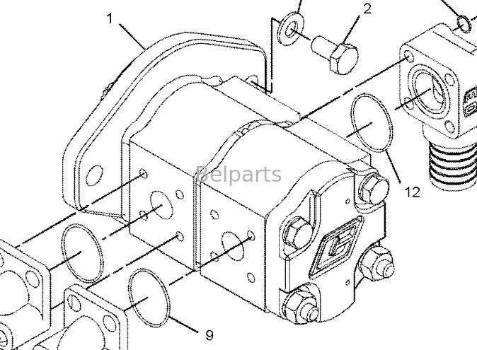 Pompe principale hydraulique de CAT 300.9D pour les pièces de réparation d'excavatrice 372-5999 448-4184