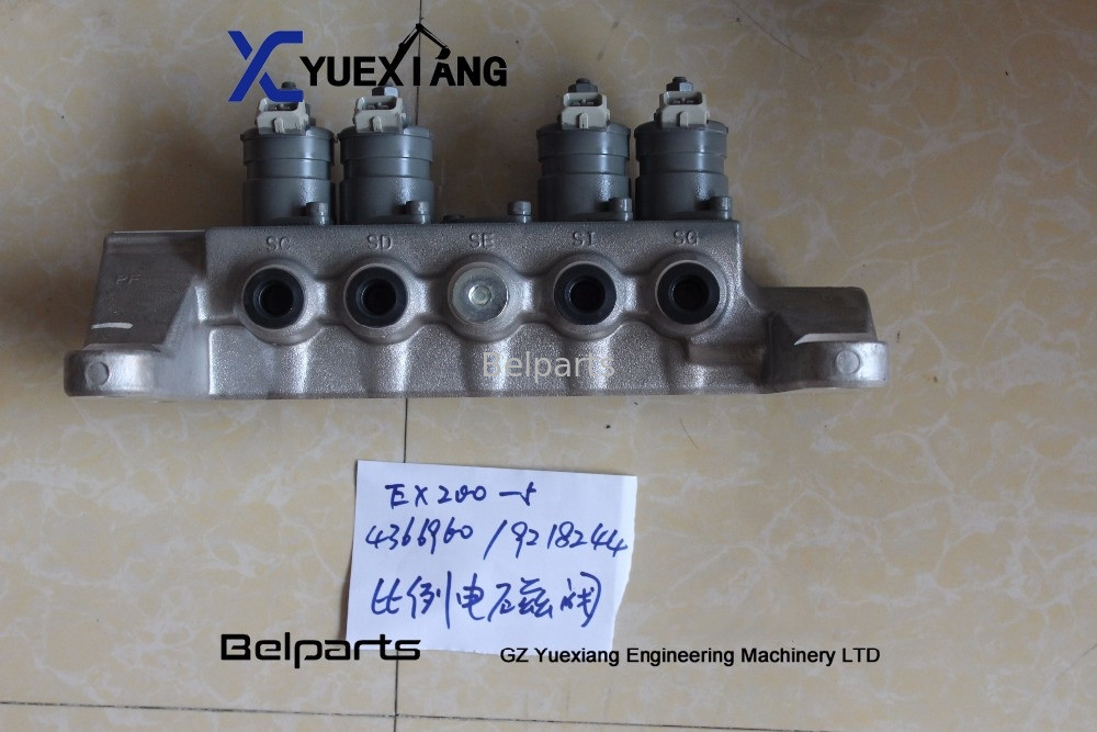 Vanne électromagnétique de Construction Spare Parts 4366960 d'excavatrice 9218244 EX200-5 EX200-3 EX200-2 EX200-1