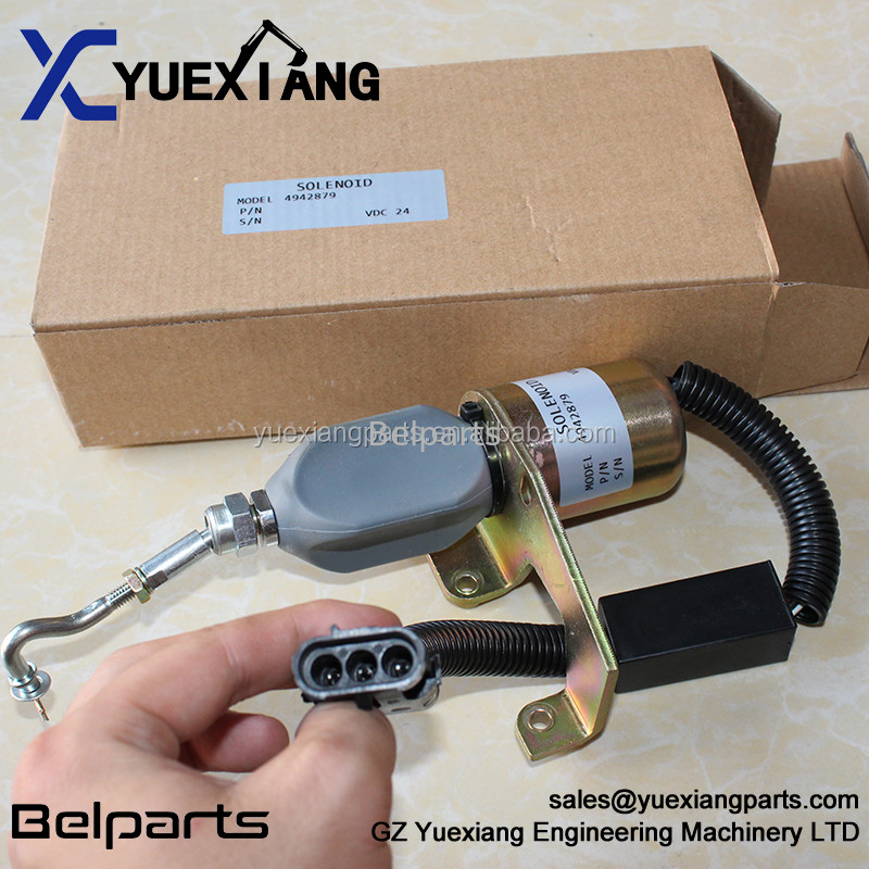 Solénoïde électrique d'arrêt du commutateur SD008A2 de Spare Parts 4942879 Flamout d'excavatrice pour le bêcheur