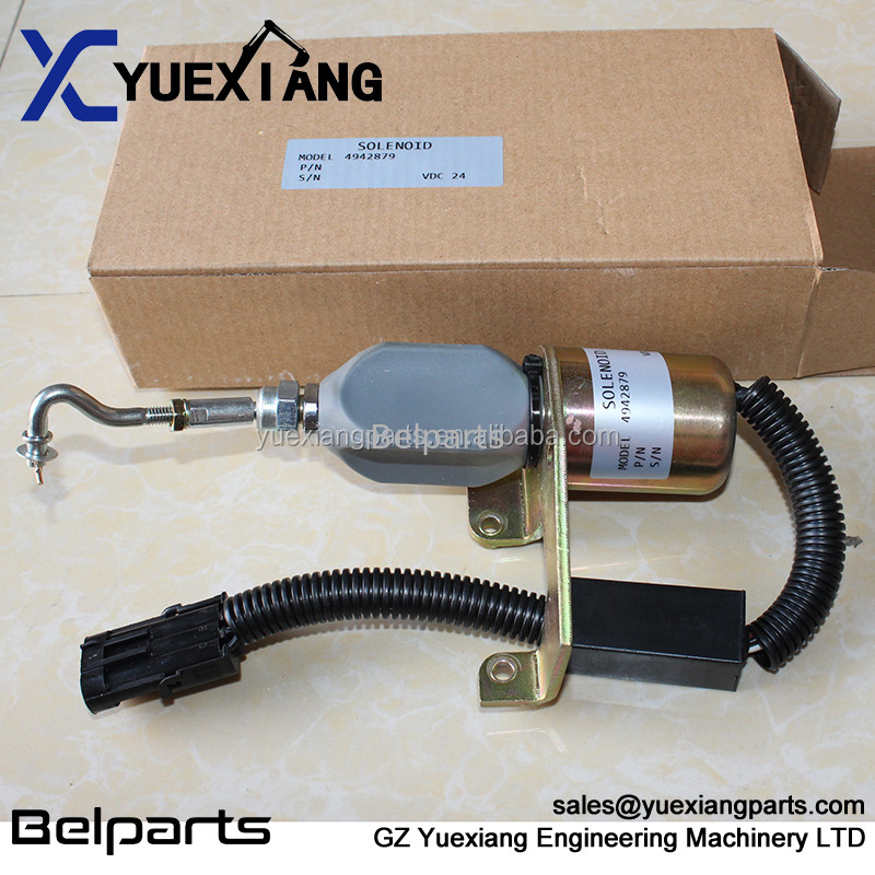 Solénoïde électrique d'arrêt du commutateur SD008A2 de Spare Parts 4942879 Flamout d'excavatrice pour le bêcheur