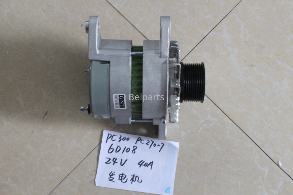 Générateur 0-33000-6511 de l'alternateur 6D108 600-821-6160 de moteur de Parts PC300-6 PC270-7 PC300-5 PC300-7 d'excavatrice de Belparts