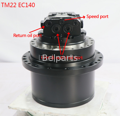 TM22VC GM22VC EC140 Drive final PC135 PC150 DH135 SK130 SK140-8 Pour les pièces de pièces d'excavatrice