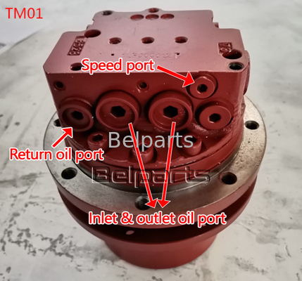 Parties de cloche U15-3 KX41.2 KX41.2V KX36.3 K008 Excavateur Moteur hydraulique Kubota15 SK1.5 Pour TM01